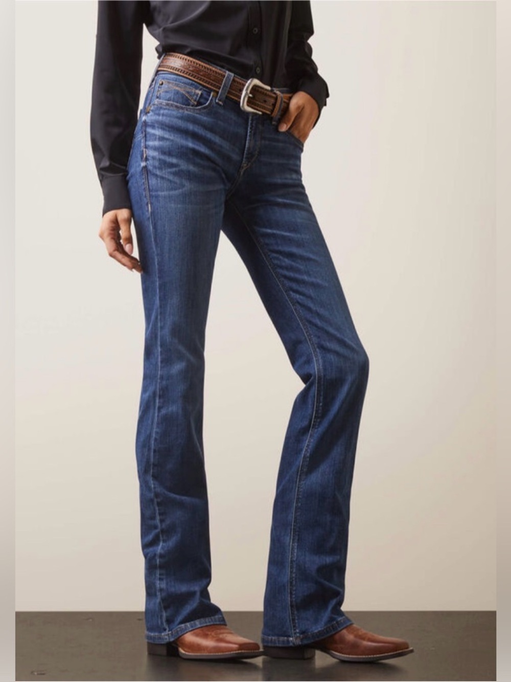 ARIAT R.E.A.L. Perfect Rise Leila Boot Cut Jean | Irvine | Size‎ 34 Long